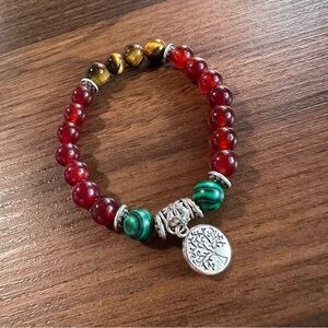 Seads of Life Tree Beaded Bracelet